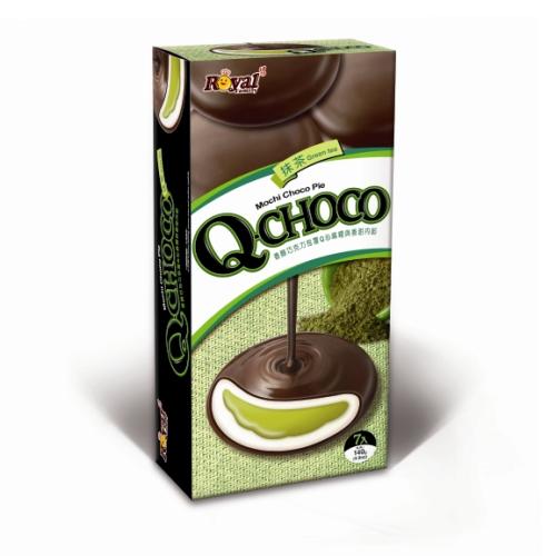 巧克力披覆系列-巧克力Q餅 (抹茶)
