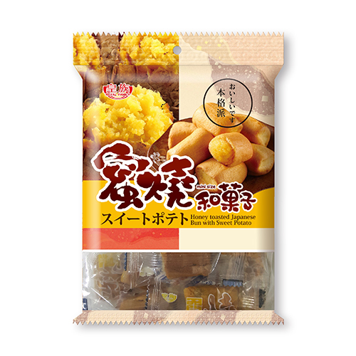 Mochi Cake Series-Honey toasted Japanese Bun with Sweet Potato