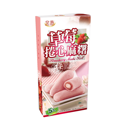 Bouncy and Soft Mochi Series-Strawberry Milk Mochi Roll 